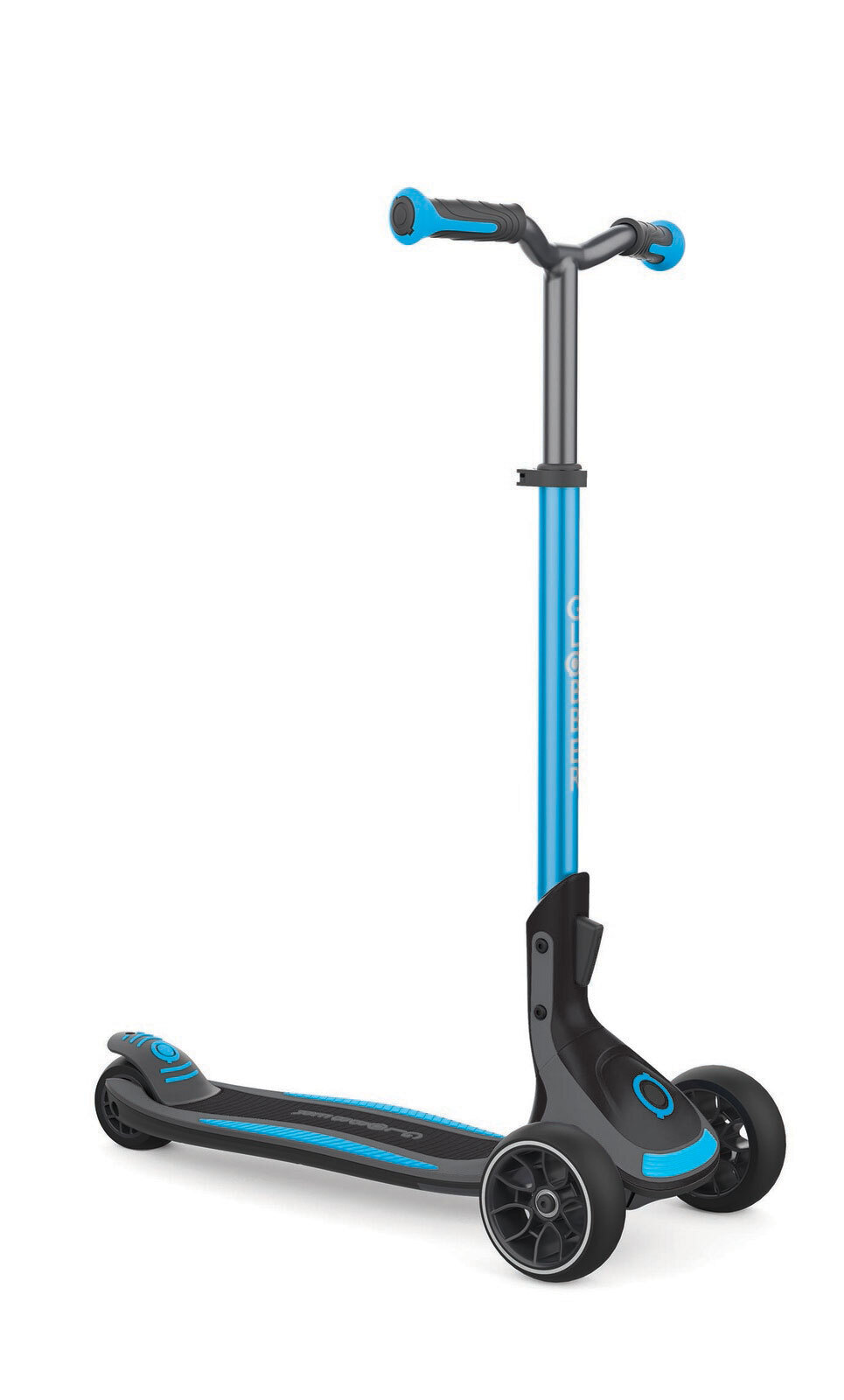 GLOBBER ULTIMUM 3 Wheeled Scooter - Sky Blue, 5+ to adult