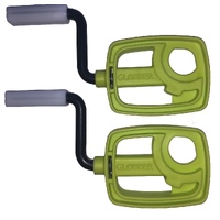 Globber Explorer Trike Pedals Lime (Pair)