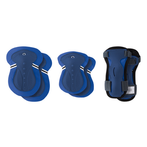 Globber JUNIOR PROTECTIVE Pad Set for 6-10y Navy Blue - XS