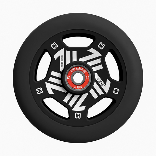 CORE Vent Hollow Scooter Wheel 110mm - Black (single)