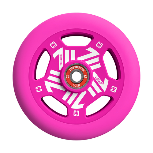 CORE Vent Hollow Scooter Wheel 110mm - Pink (single)